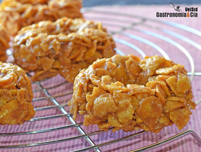 ‘Donuts’ crujientes de maíz y cacahuete