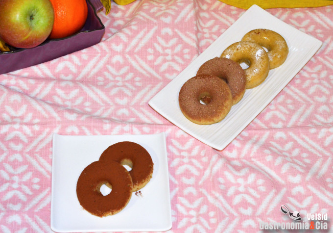 Donuts de avena y manzana
