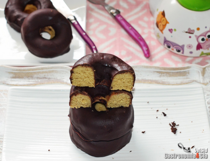 Receta de donuts de microondas que parecen donettes