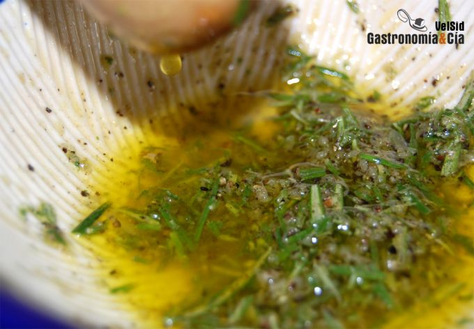 Entrecot al romero con níscalos