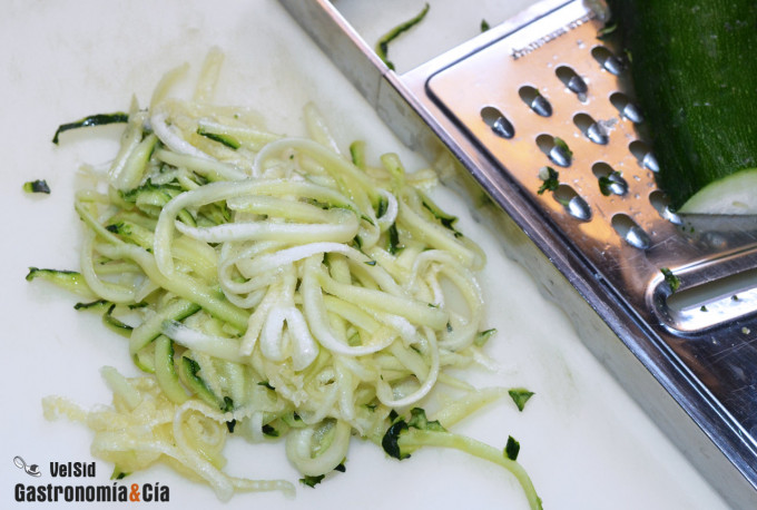 Cómo cortar calabacín