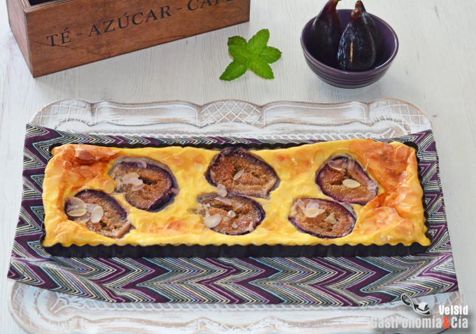 Flognarde de higos y almendra