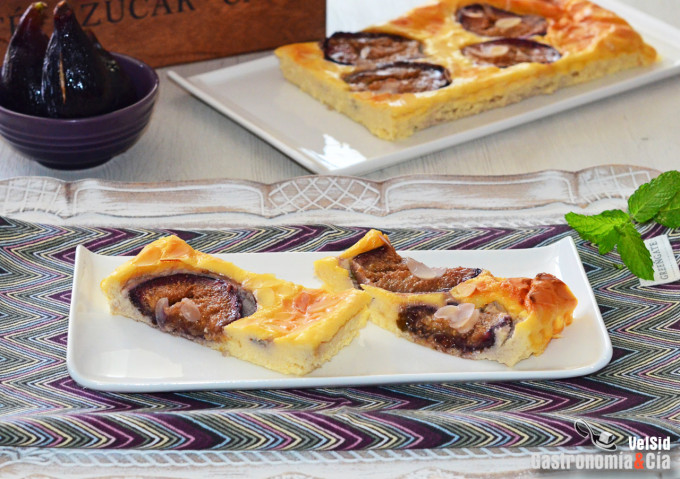 Flognarde de higos y almendra