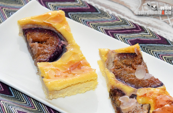 Flognarde de higos y almendra