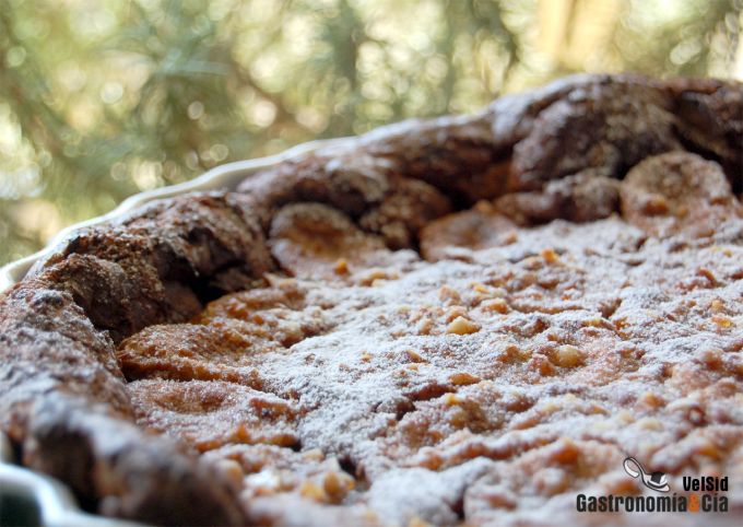 Flognarde de chocolate y plátano