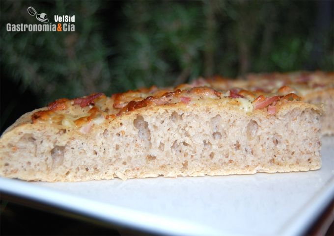 Focaccia de centeno integral