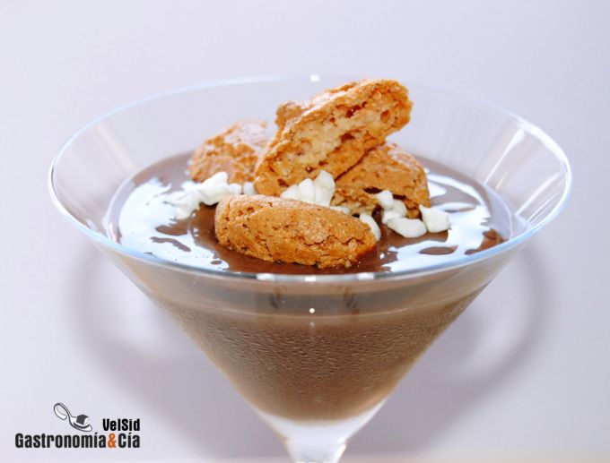 Crema frangipane de chocolate y amaretti