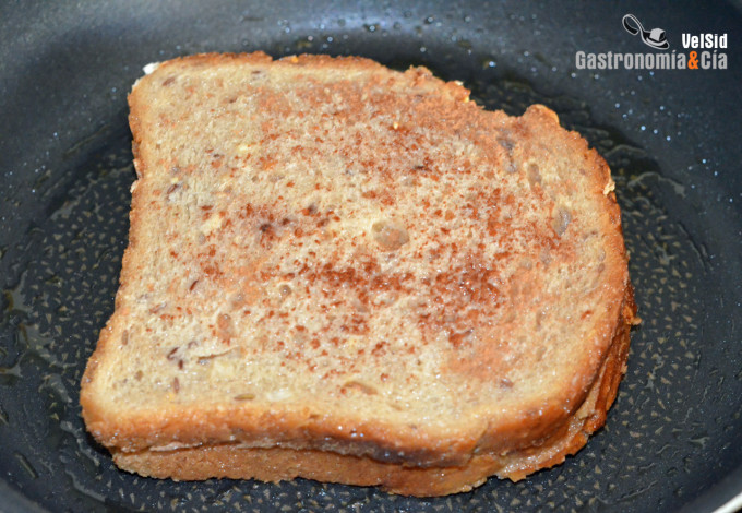 French toast de ‘peanutella’