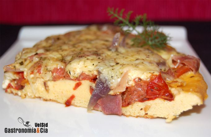 Frittata de tomates al tomillo y requesón