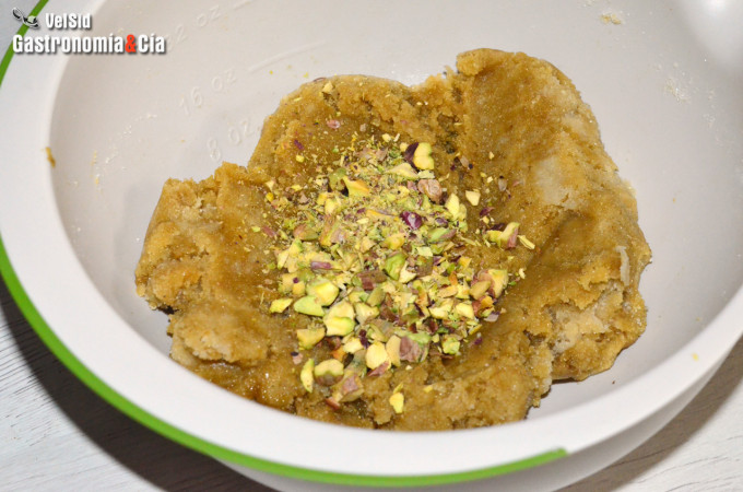 Receta de galletas de almendra y pistacho