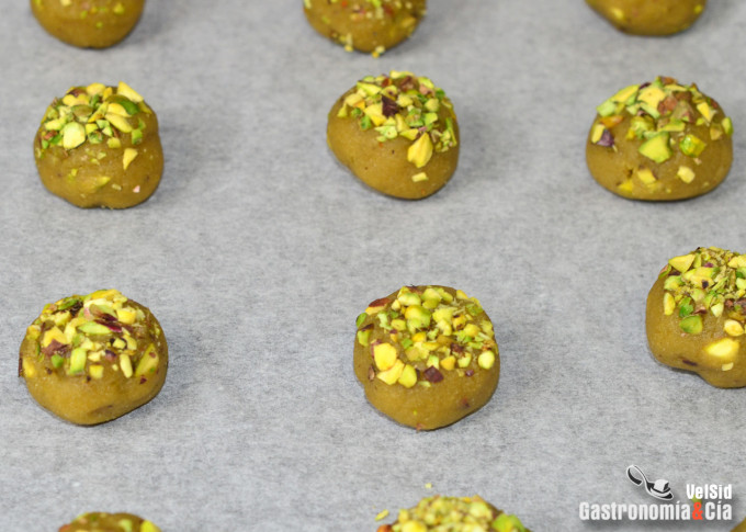 Receta de galletas de almendra y pistacho