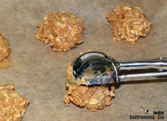 Galletas de avena, frutos secos y especias
