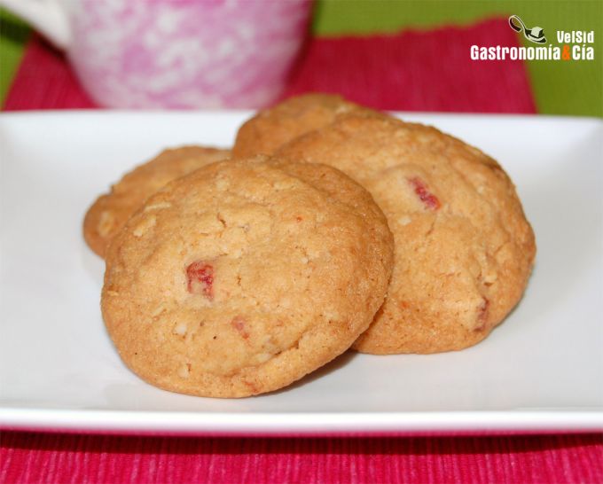 Galletas de avena y fresa