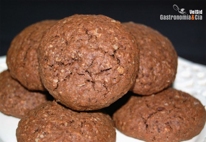 Galletas de avena y chocolate