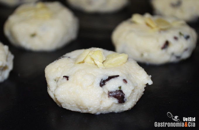 Galletas con harina de coco y nibs de cacao