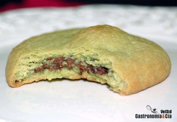 Galletas de té matcha