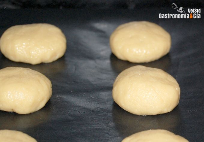 Galletas rellenas de naranja