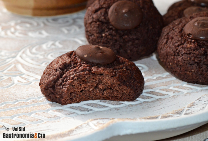 Galletas de chocolate y almendra sin azúcar