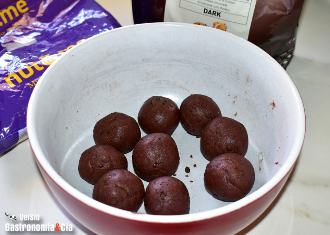 Galletas de quinoa y chocolate
