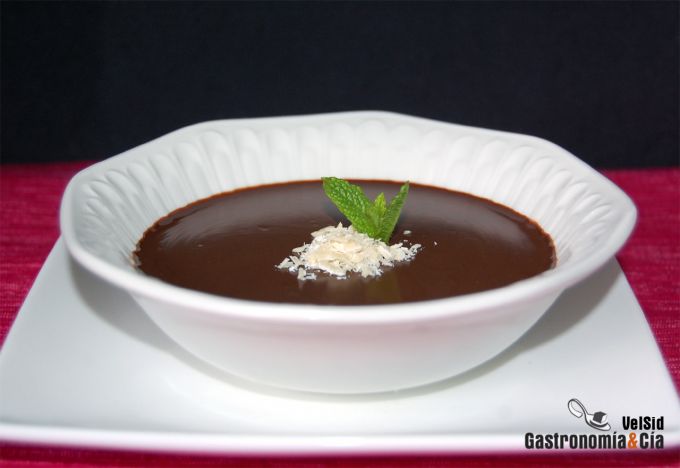 Gelatina de chocolate