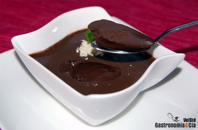 Gelatina de chocolate