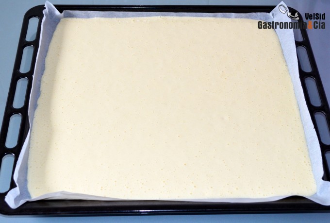 Bizcocho genovés al agua