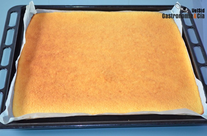 Bizcocho genovés al agua