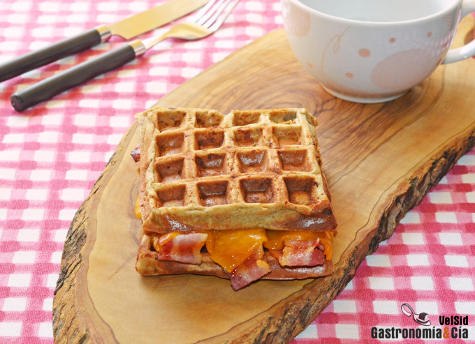 Cómo hacer gofres rellenos sólo con la gofrera