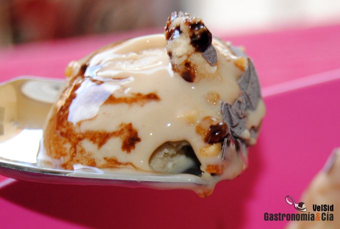 Helado de avellana artesano