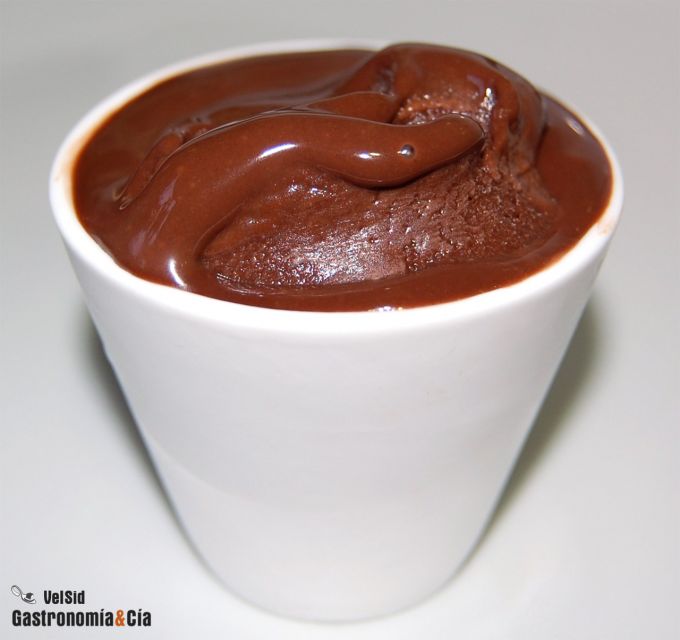 Helado doble chocolate