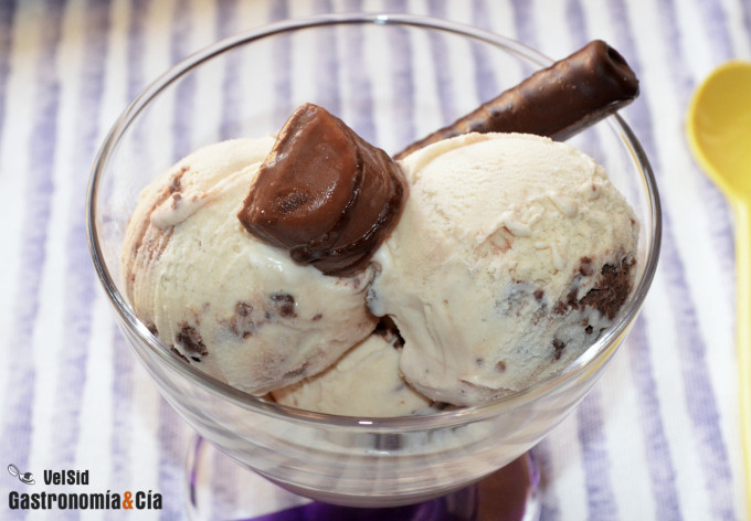 Helado de Kinder Bueno