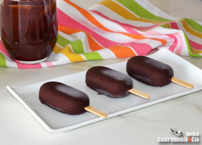 Helado de plátano y proteína de chocolate