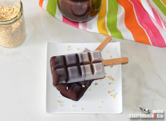 Helado de plátano y proteína de chocolate