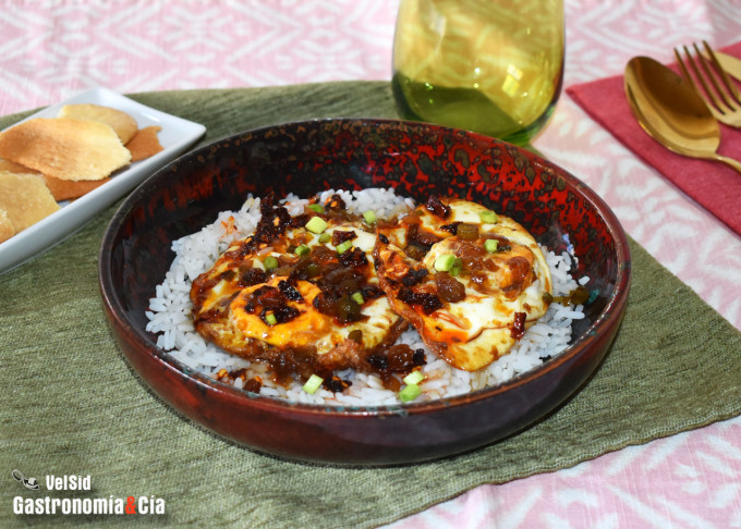 Receta de huevos con salsa de soja dulce