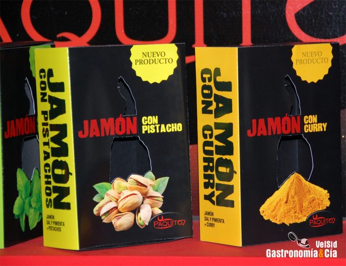 Jamón curado con sabores 