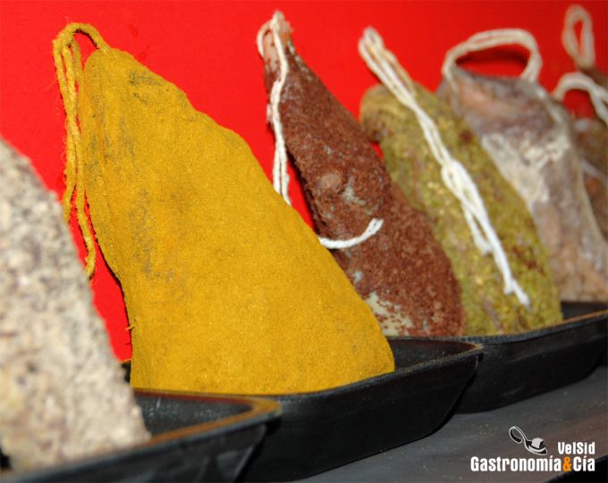 Jamón curado con sabores 