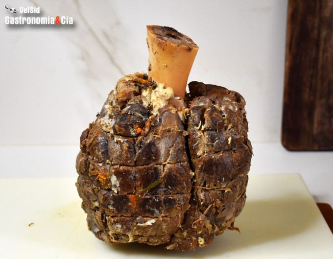 Jarrete de ternera glaseado