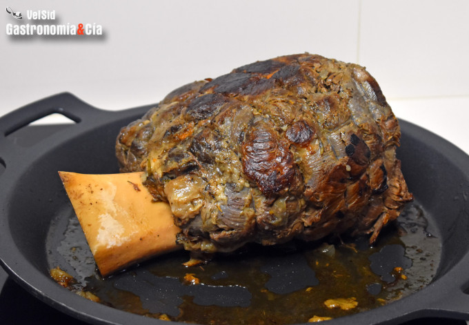 Jarrete de ternera glaseado