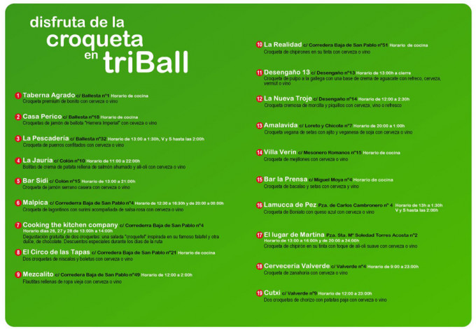 Jornadas Gastronómicas de la Croqueta