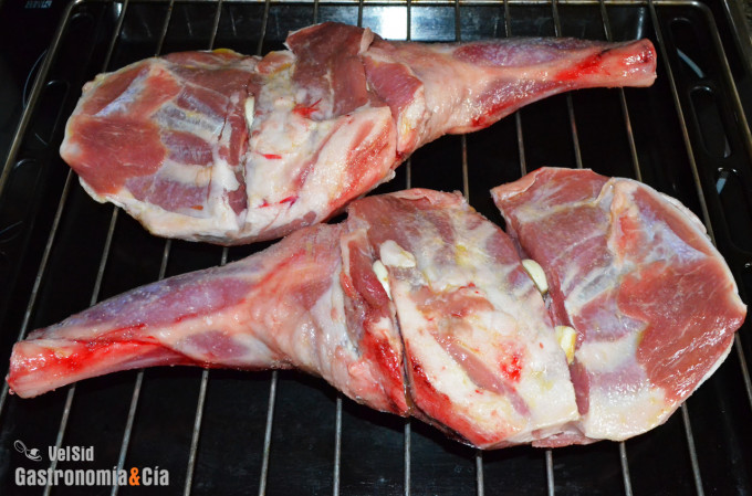 cordero lechal o lechazo al horno