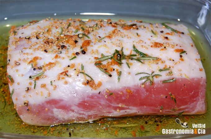 Lomo al horno con patatas