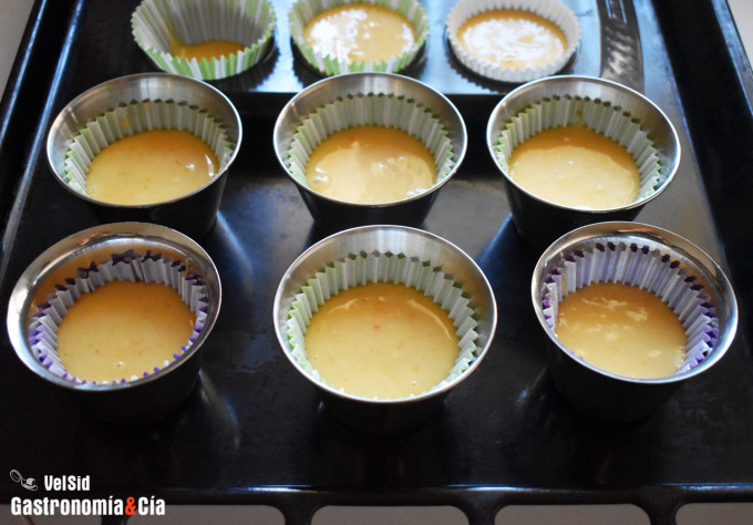 Receta de magdalenas sin lácteos