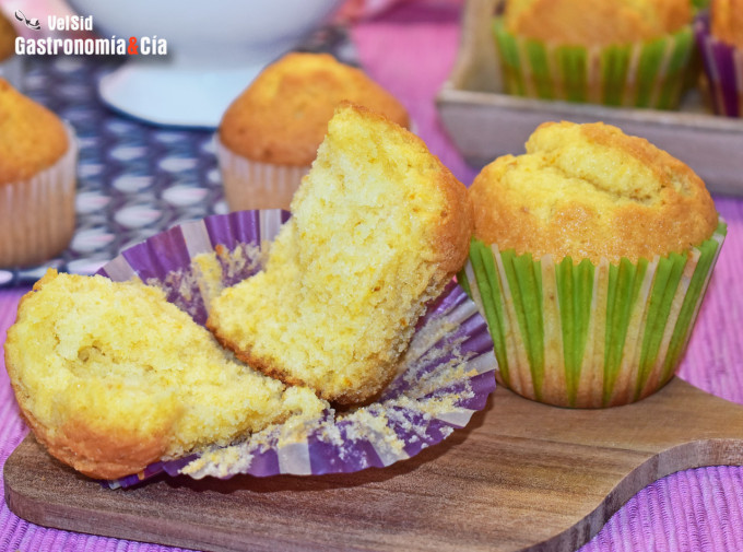 Receta de magdalenas sin lácteos