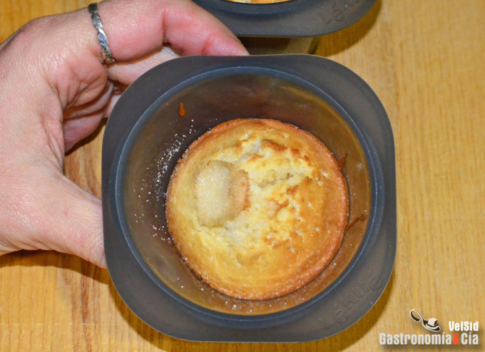 Magdalenas con mantequilla