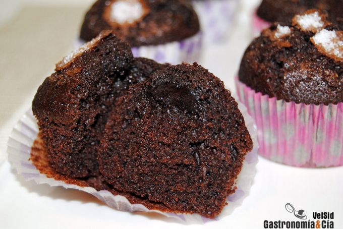 Magdalenas de chocolate