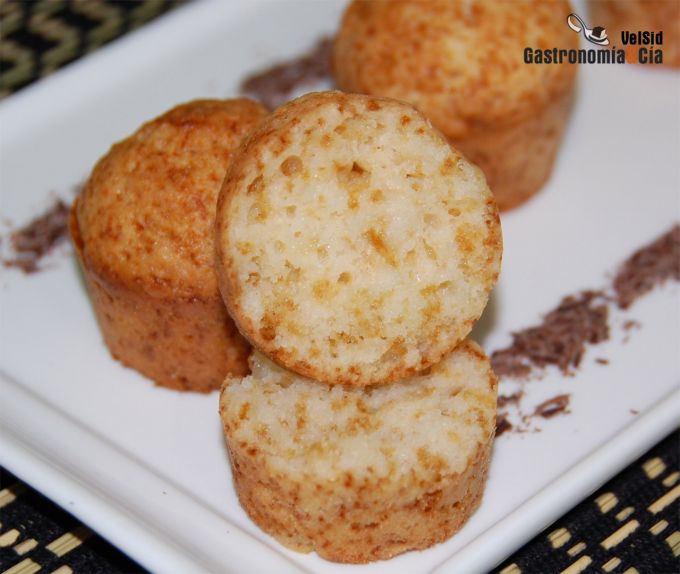 Magdalenas de piña y coco