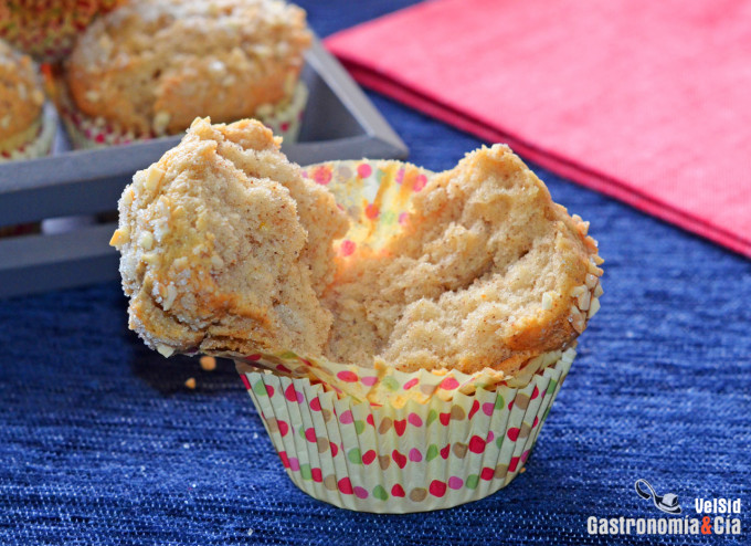 Receta de magdalenas caseras con almendra