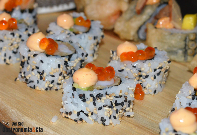 Degustación de sushi y algo más