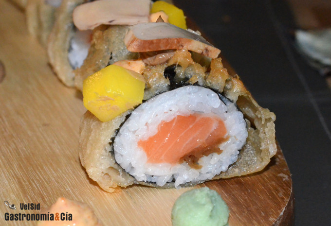 Degustación de sushi y algo más