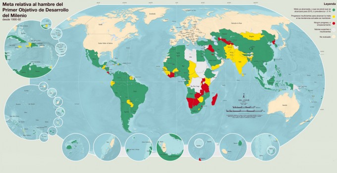 Mapa del Hambre en el Mundo 2014